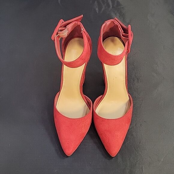 BRAND NEW FOREVER 21 FAUX SUEDE BLOCK HEELS PUMP - Picture 2 of 15